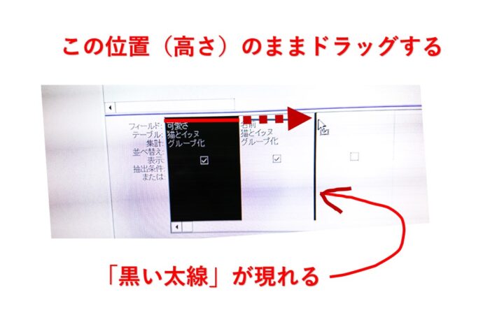 アクセス列の入れ替え方法初心者詳細手順