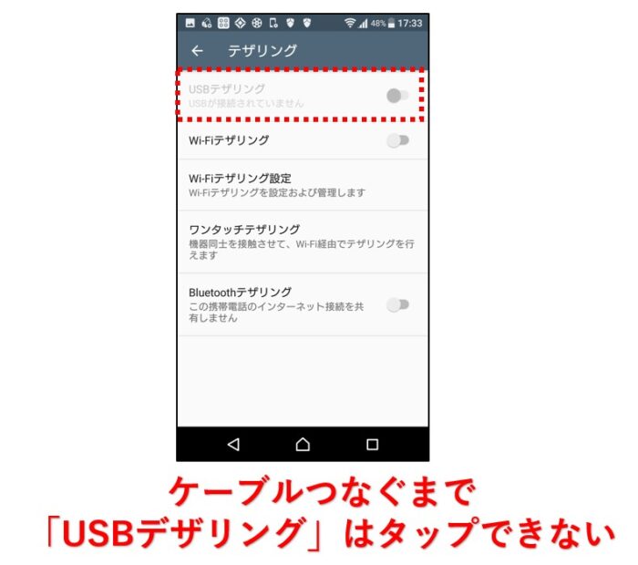 Android-Xperiaのusbケーブルデザリング方法SO-04h