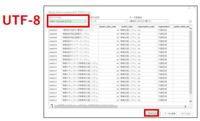 csvファイルの文字化けがメモ帳で直せない時